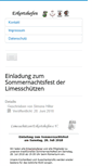 Mobile Screenshot of limesschuetzen.erkertshofen-am-limes.de